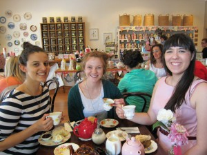 My lovely friends Karla & Courtney on a trip to the Berry Tea Shop